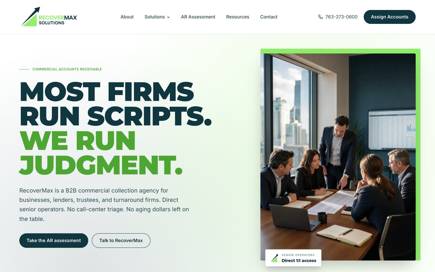 RecoverMax Solutions website